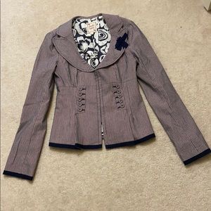 Nanette Lepore pinstriped blazer
